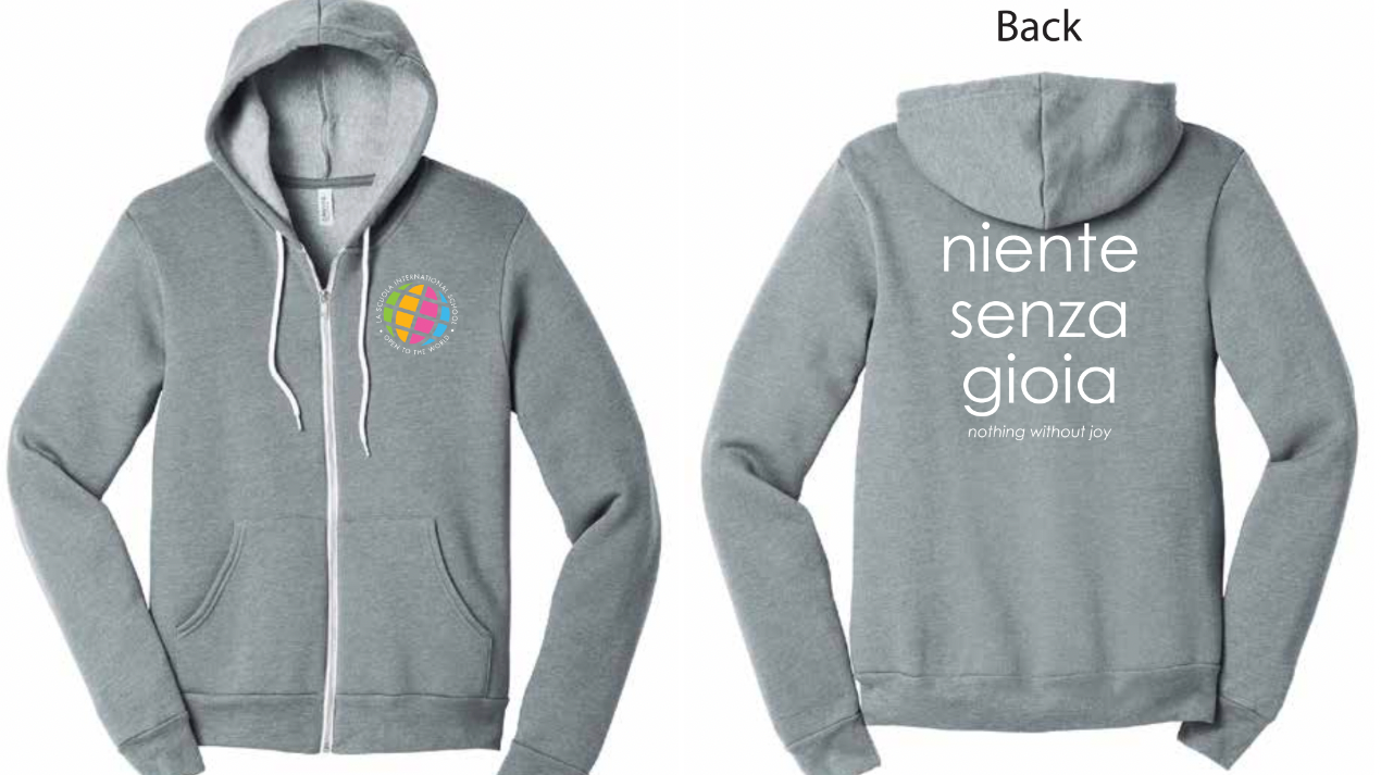 Adult Niente Senza Gioia Zip Hoodie
