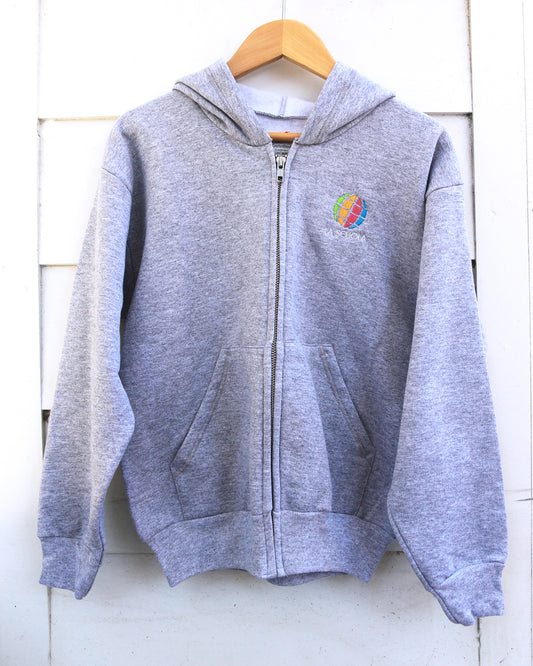 Youth Zip Hoodie, with Niente Senza Gioia on the back